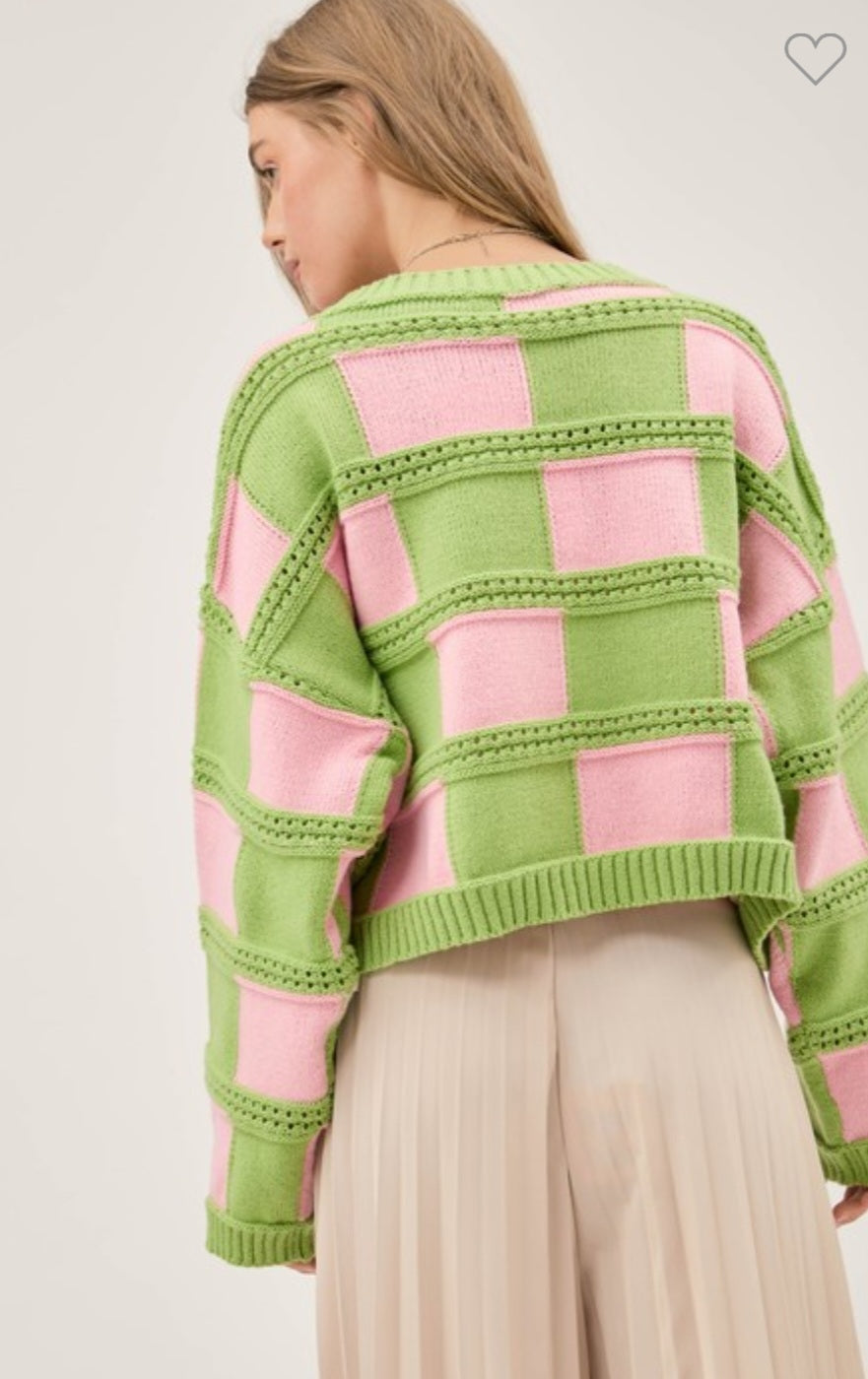 Checkered Sweater
