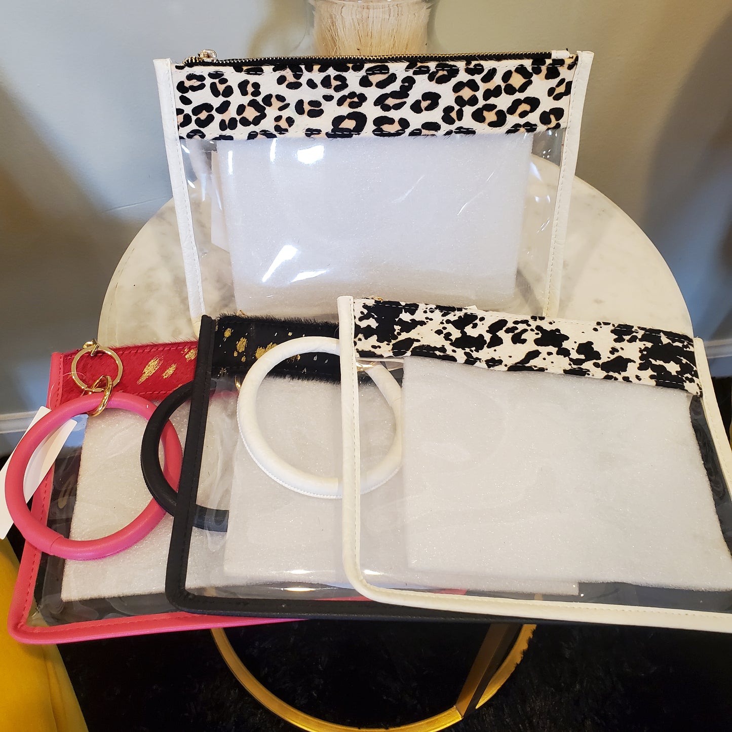 Clear Wristlet Bags